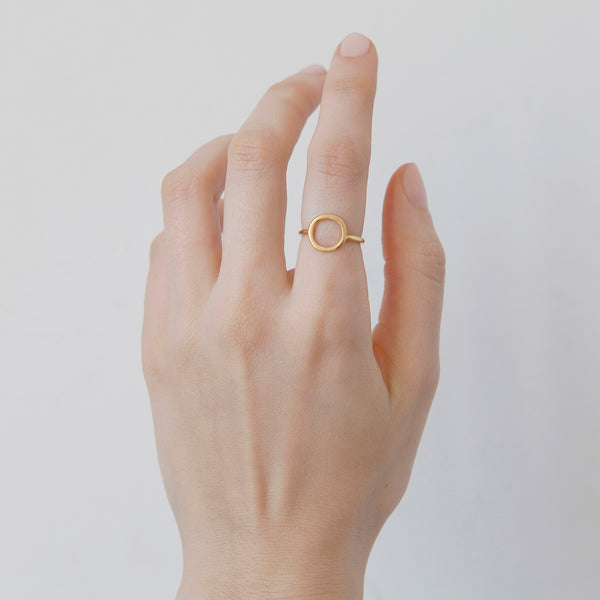 'Oh Solid Gold' 18ct Gold Ring