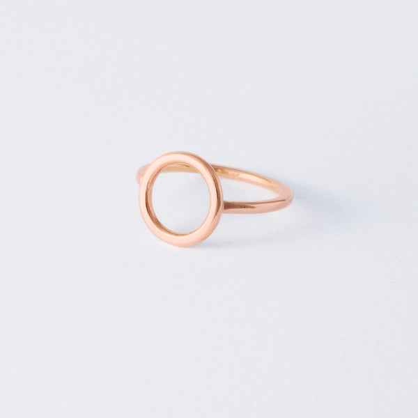 'Oh Solid Rose Gold' 9ct Rose Gold Ring