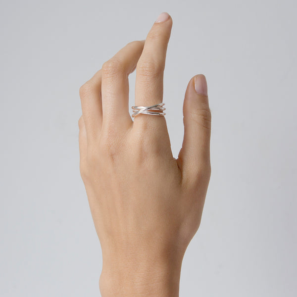'Silver Wrap' Ring